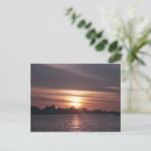 Siagon River Sunset Postkarte (Stehend Vorderseite)
