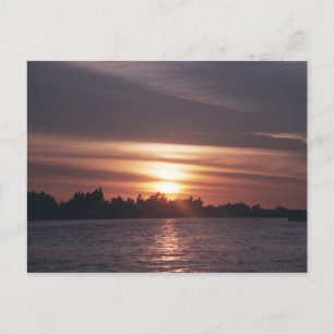 Siagon River Sunset Postkarte
