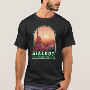 Sialkot Pakistan Reise Kunst Vintage T-Shirt