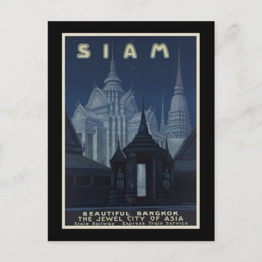 Siam Beautiful Bangkok Postkarte (Vorderseite)