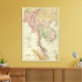 Siam, Birma und Anam Leinwanddruck (Insitu (Wohnzimmer))