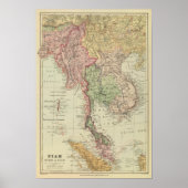 Siam, Birma und Anam Poster (Vorne)