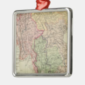 Siam, Birma und Anam Silbernes Ornament (Links)