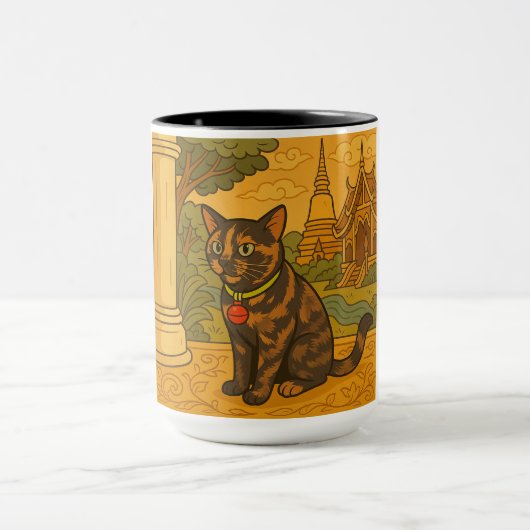 Siam Cat Coffee Tasse (Zentrum)