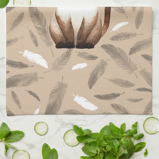 Siam Cat Handtuch (Gefaltet)