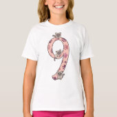 Siam Cat Ninth Birthday for Kids Cats T - Shirt (Vorderseite)