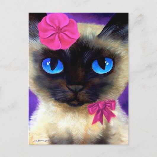Siam Cat Post Card - 155 Charming Postkarte (Vorderseite)