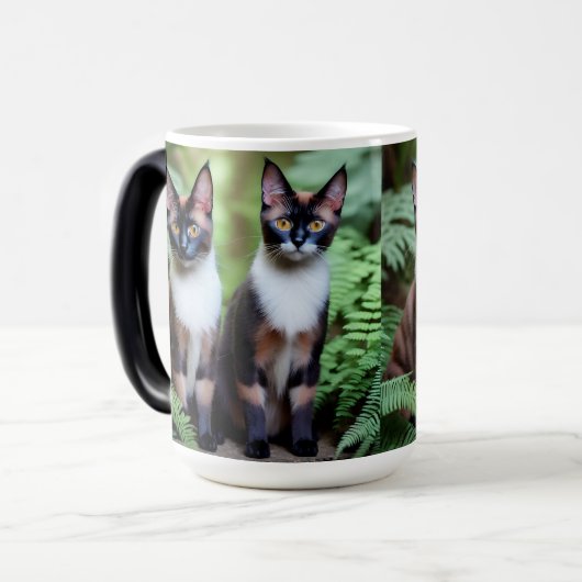Siam Cat Twins, Magic Morph Tasse (Vorderseite Links)