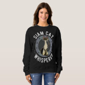 Siam Cat Whisperer Sweatshirt (Vorne ganz)