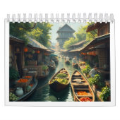 Siam Floating Market mit Kalender (Titelbild)