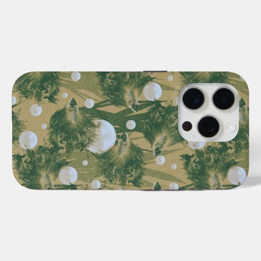 Siam kämpft grün Case-Mate iPhone hülle (Rückseite (Horizontal))