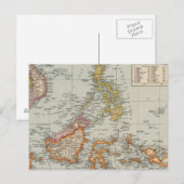 Siam, Malaiisches Archipel Postkarte (Vorne/Hinten)
