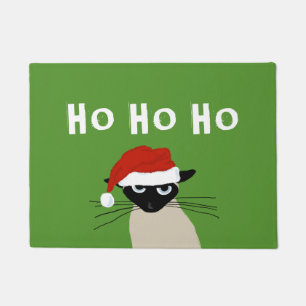 Siam Santa Clause Funny Cat Weihnachtsfeiertag Fußmatte