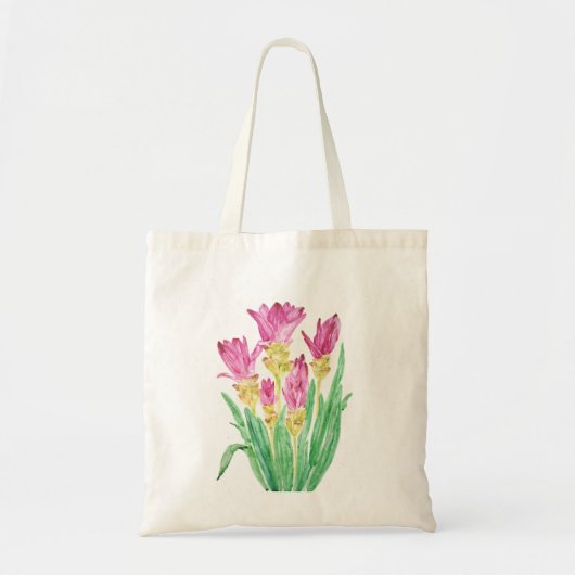 Siam tulips Aquarell Tragetasche (Vorne)