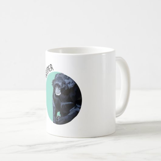 Siamang Keeper Kaffeetasse (VorderseiteRechts)