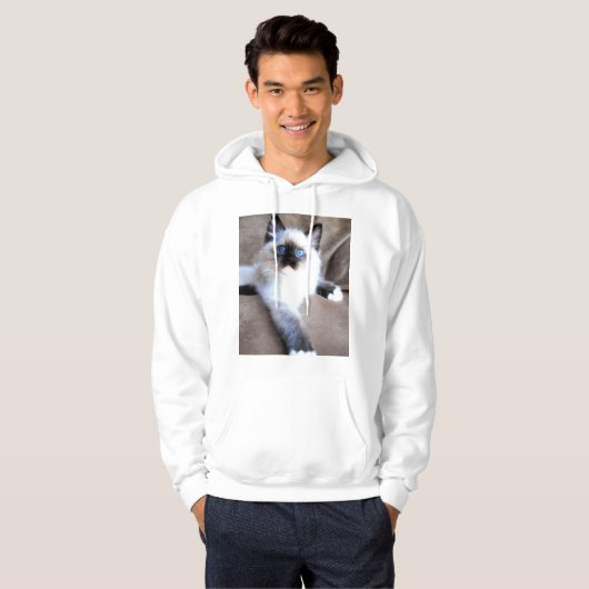 SIAMES CAT HOODIE (Vorne ganz)