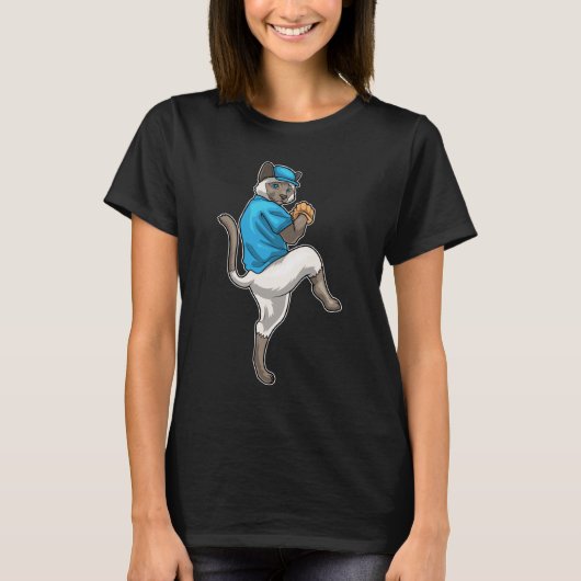 Siamese Baseball Baseball T-Shirt (Vorderseite)