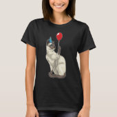 Siamese Birthday Balloon Party hat T-Shirt (Vorderseite)