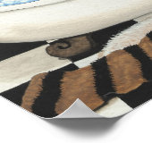 Siamese Bubble Bath Poster (Ecke)