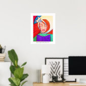 Siamese Cat and Lady Snuggle Poster (Heimbüro)