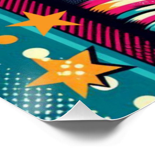 SIAMESE CAT-ASTRONAUT 2 POSTER (Ecke)