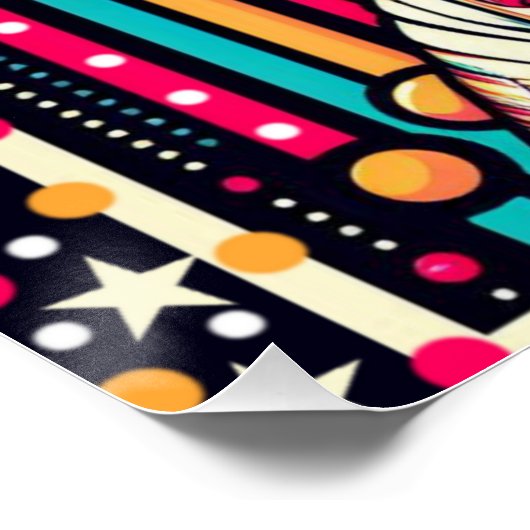 SIAMESE CAT-ASTRONAUT 5 POSTER (Ecke)