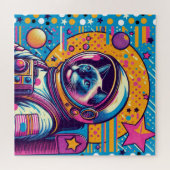 SIAMESE CAT-ASTRONAUT 6 PUZZLE (Horizontal)