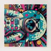 SIAMESE CAT-ASTRONAUT 8 PUZZLE (Horizontal)