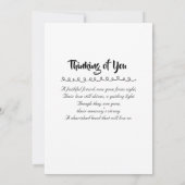 Siamese Cat Beileid Card Einladung (Rückseite)