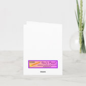 Siamese Cat Birthday Card Karte (Rückseite)