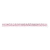 Siamese Cat Birthday Satin Ribbon in Pink Satinband (Vorderseite)