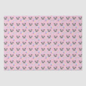 Siamese Cat Birthday Tissue Paper in Pink Seidenpapier (Vorderseite)