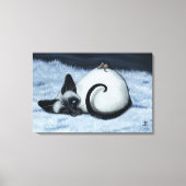 Siamese Cat by Bihr Le Leinwand Art Print (Vorderseite)