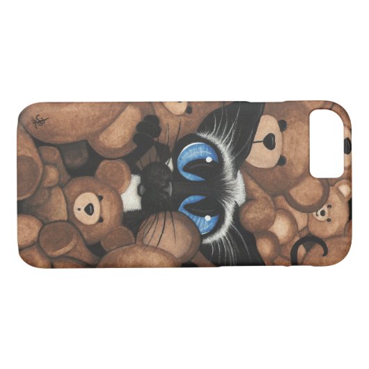 Siamese Cat by BiHrLe iPhone 7 case (Rückseite (Horizontal))