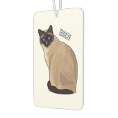 Siamese cat cartoon illustration autolufterfrischer (Links)