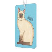 Siamese cat cartoon illustration autolufterfrischer (Links)