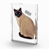 Siamese cat cartoon illustration fotoblock (Rechts)