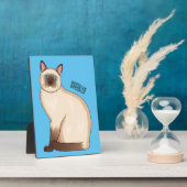 Siamese cat cartoon illustration fotoplatte (Seite)