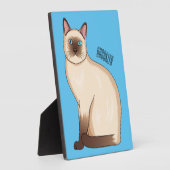 Siamese cat cartoon illustration fotoplatte (Seite)