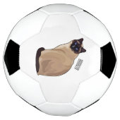 Siamese cat cartoon illustration fußball (Gedreht)