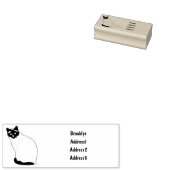Siamese cat cartoon illustration gummistempel (Stempel)