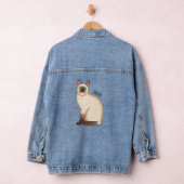 Siamese cat cartoon illustration jeansjacke (Hangar)