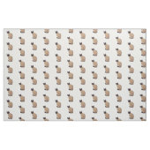 Siamese cat cartoon illustration stoff (Fat Quarter (45,7 x 55,9 cm))