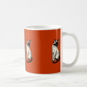 Siamese Cat Cartoon Kinder Geschenke Tasse