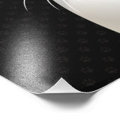 Siamese Cat Cartoon Paws Fotodruck (Ecke)