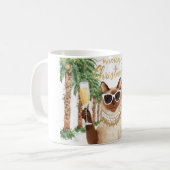 Siamese Cat Christmas California themed Kaffeetasse (Vorderseite Links)