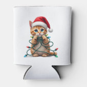 Siamese Cat Christmas V-Neck (1) Dosenkühler (Vorderseite)