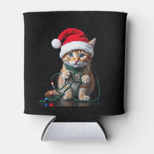 Siamese Cat Christmas V-Neck Dosenkühler (Vorderseite)