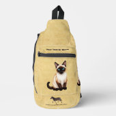 Siamese Cat Crossbody Bag (Vorderseite)