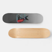 Siamese Cat Cyberpunk Ninja Skateboard (Horizontal)